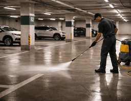 Kapalı Otopark Yıkama